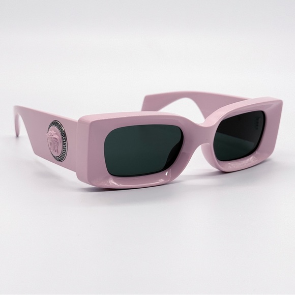 NEW VERSACE VE4474U 5485/87 SQUARE PINK GRAY WOMEN SUNGLASSES VERSACE MOD 4474-U - Picture 5 of 10